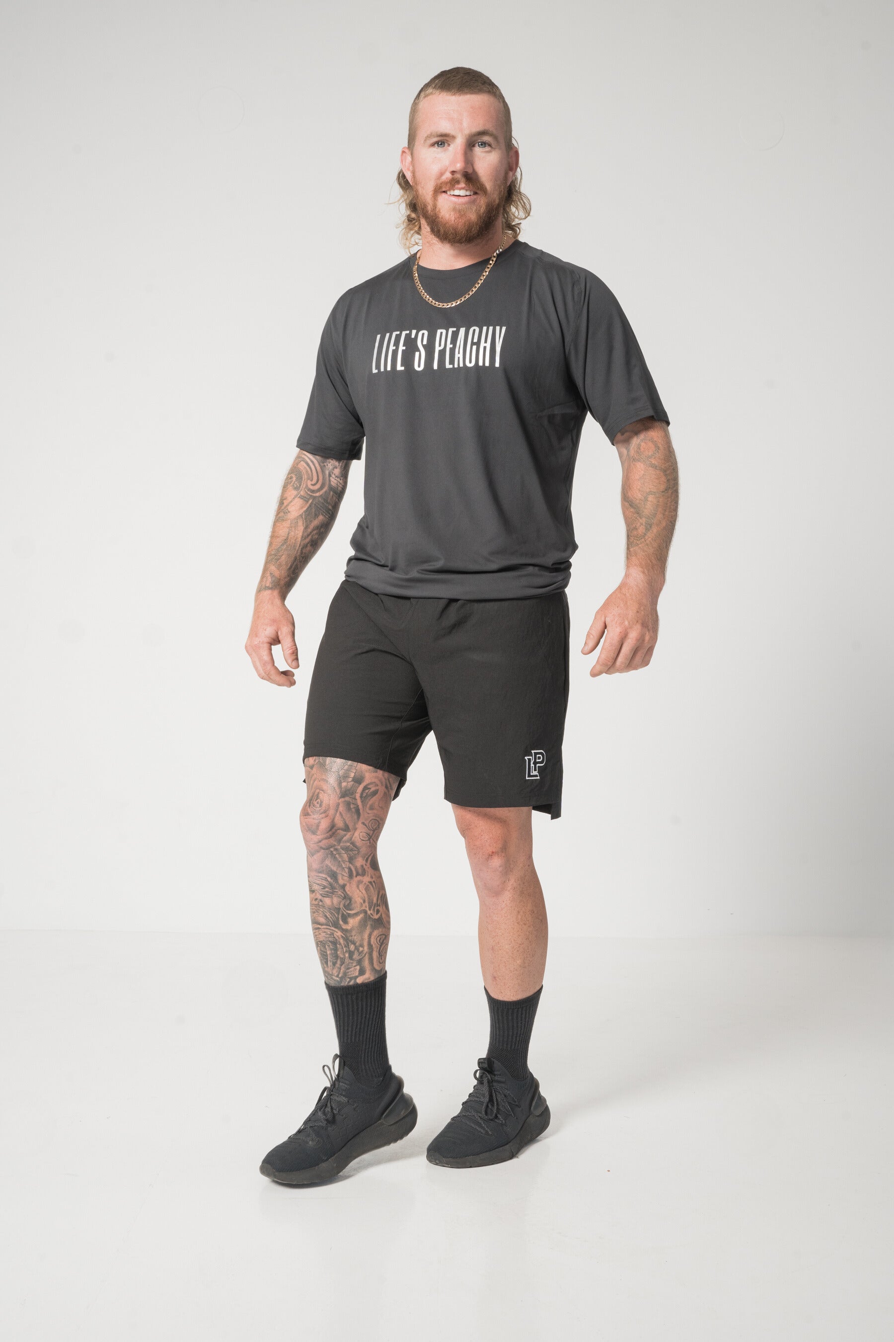 CITY SLICKER TRAINING SHORTS - BLACK