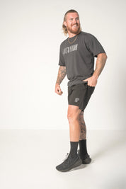 CITY SLICKER TRAINING SHORTS - BLACK