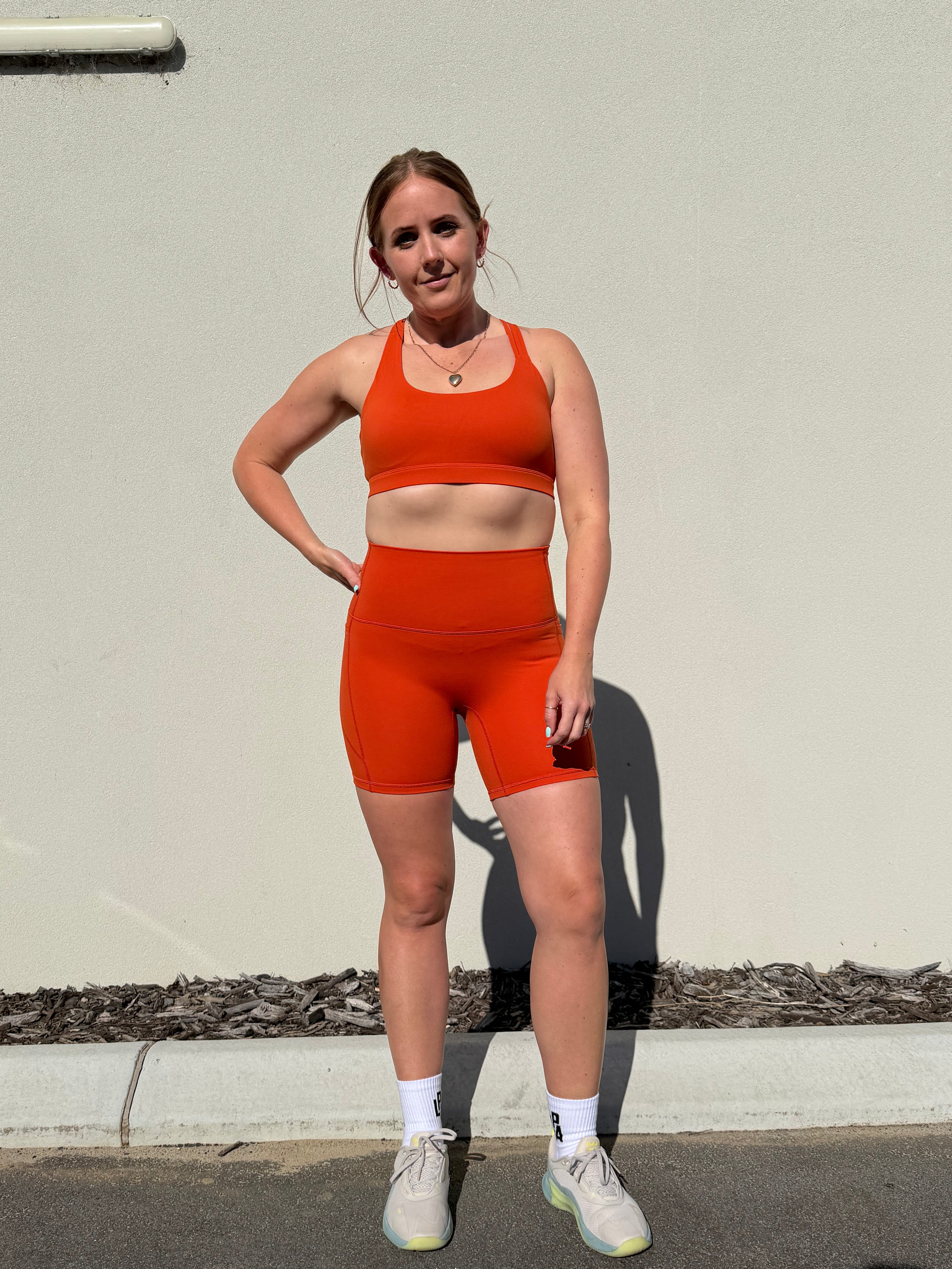 STRAP BRA TANGERINE