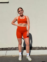 CORE BIKE SHORTS TANGERINE