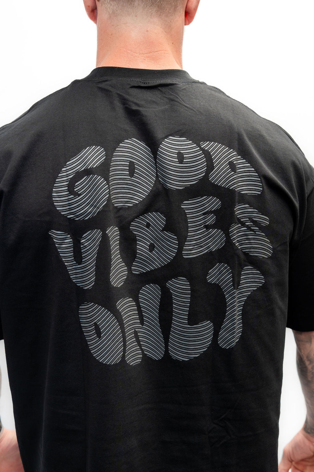 GOOD VIBES UNISEX TEE BLACK