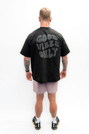 GOOD VIBES UNISEX TEE BLACK