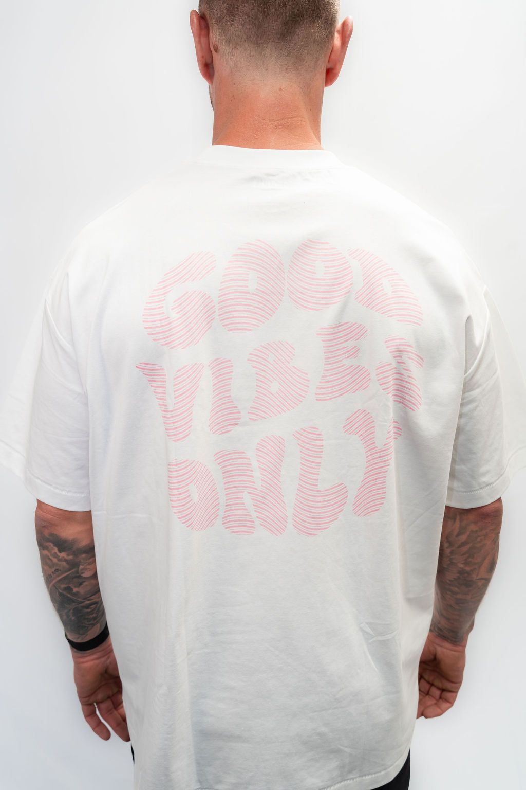 GOOD VIBES UNISEX TEE WHITE