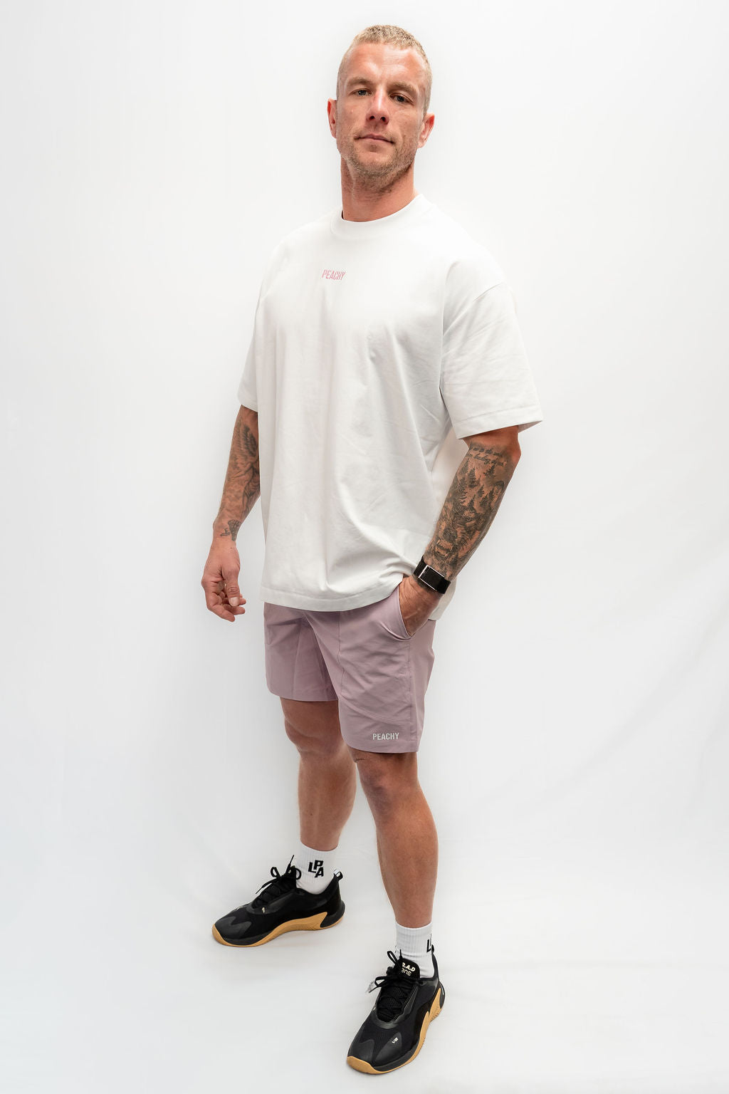 MENS ORIGIN SHORTS PURPLE