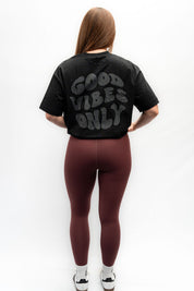 GOOD VIBES UNISEX TEE BLACK