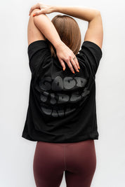GOOD VIBES UNISEX TEE BLACK