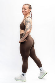 CORE FULL LENGTH LEGGINGS BROWN