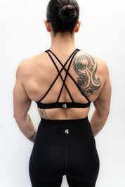 SYM SPORTS BRA BLACK